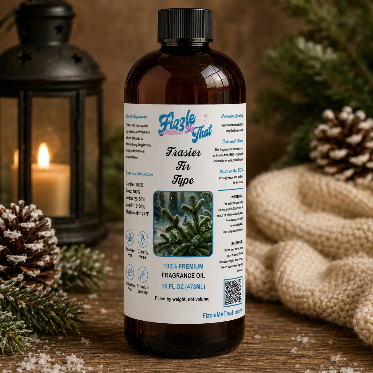 Frasier Fir Type Fragrance Oil Fizzle Me That