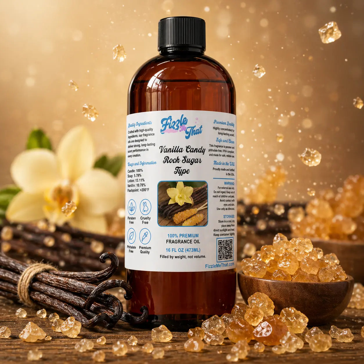 Vanilla Candy Rock Sugar by Kayali Type Fragrance Oil Fizzle Me That