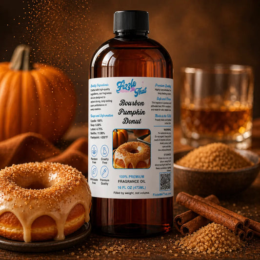Bourbon Pumpkin Donut Fragrance Oil Fizzle Me That