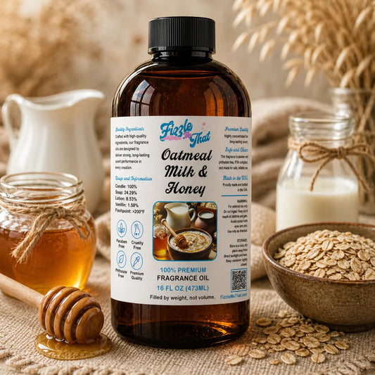 Oatmeal Milk and Honey Fragrance Oil Fizzle Me That