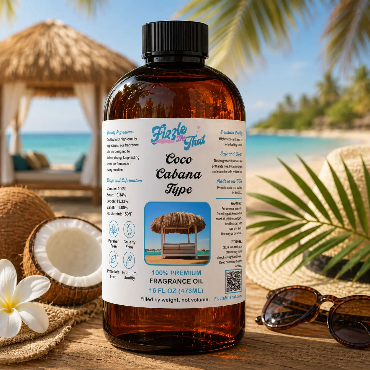 Coco Cabana (W) Type Fragrance Oil Fizzle Me That