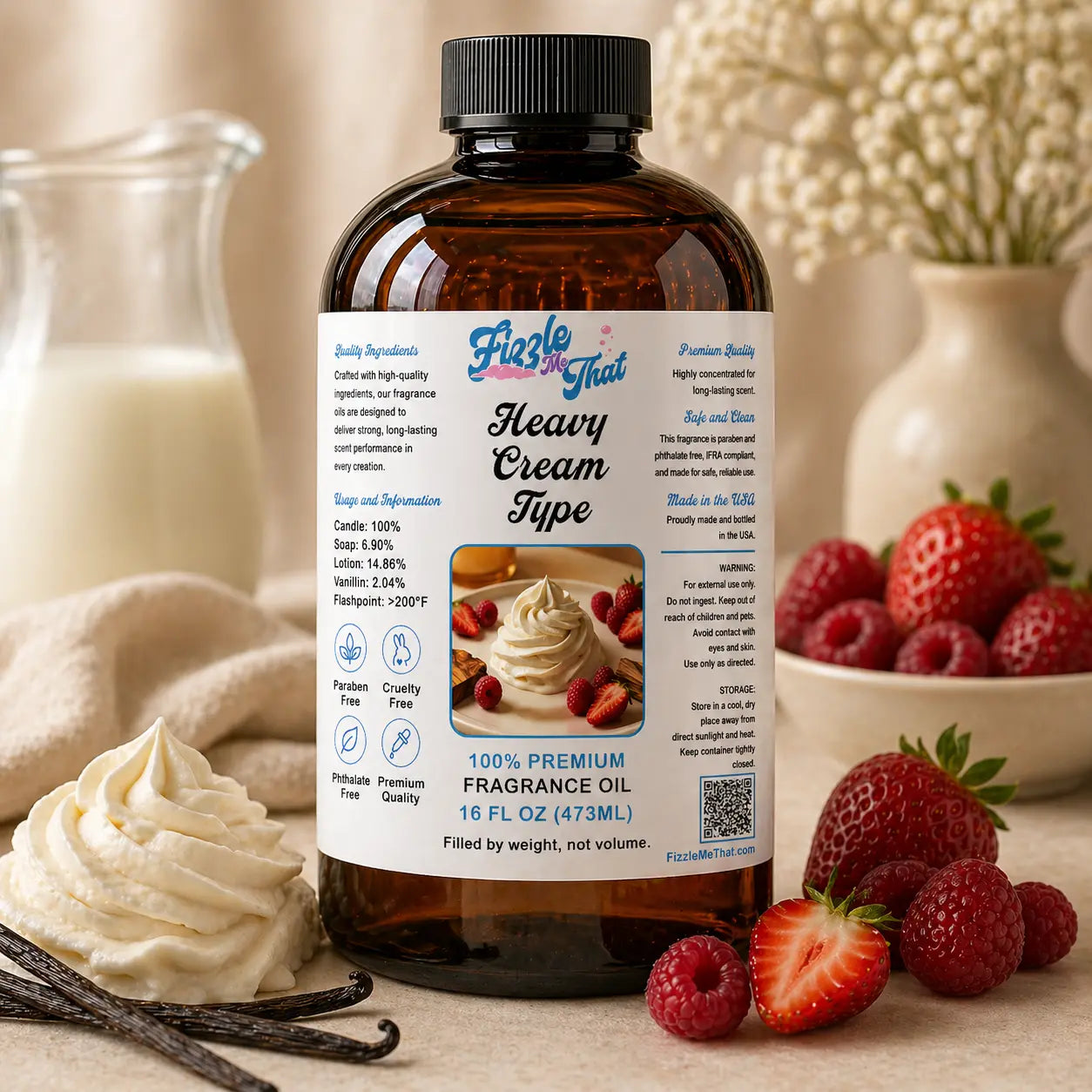 Heavy Cream by Phlur Type Fragrance Oil Fizzle Me That