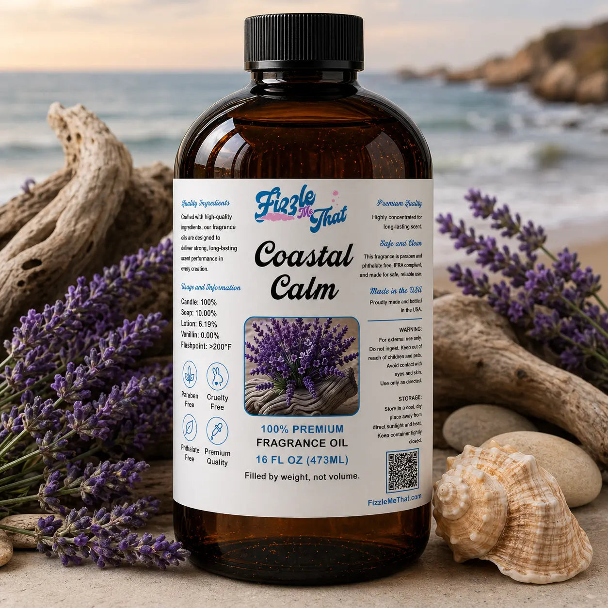 Coastal Calm Fragrance Oil Fizzle Me That