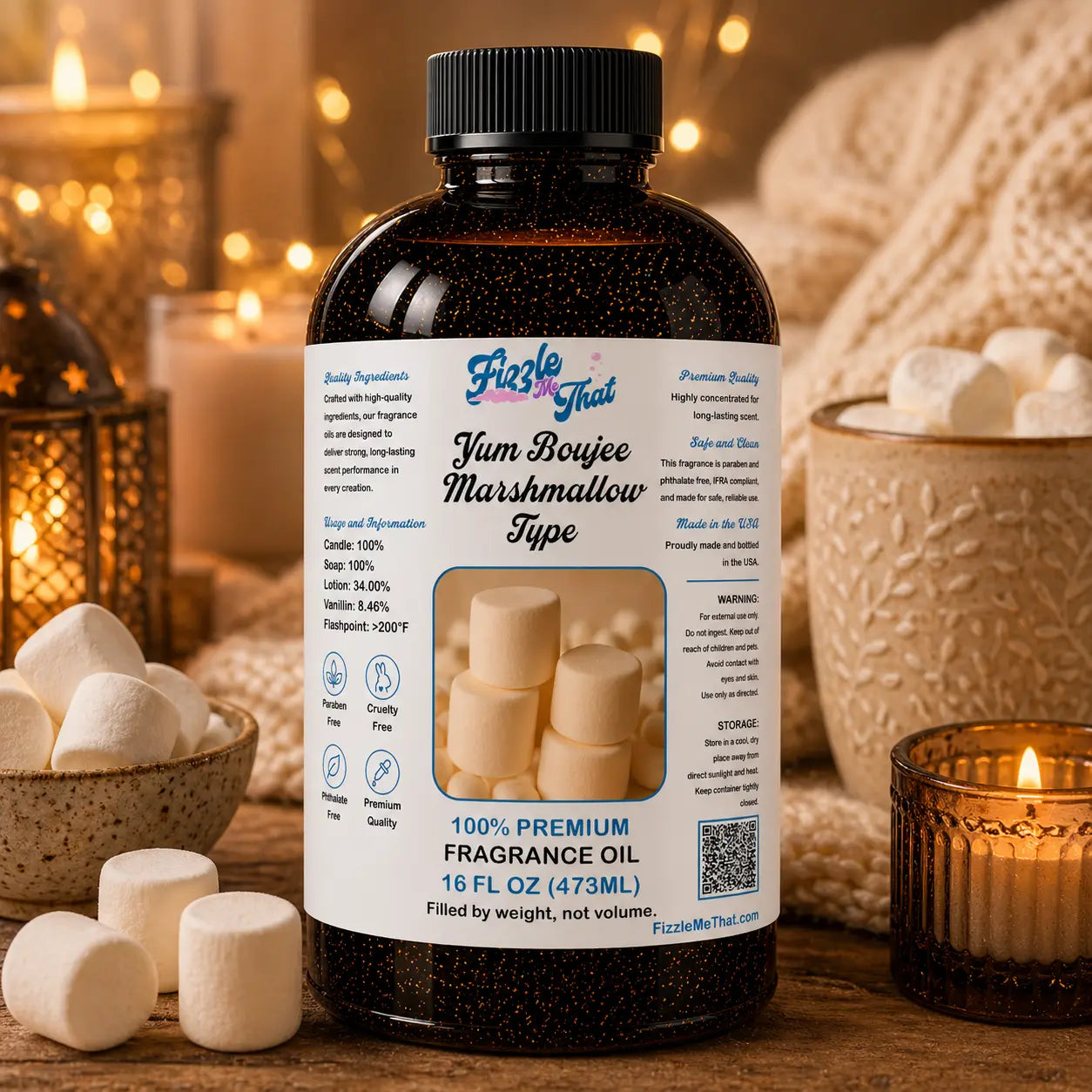 Yum Boujee Marshmallow by Kayali Type Fragrance Oil Fizzle Me That