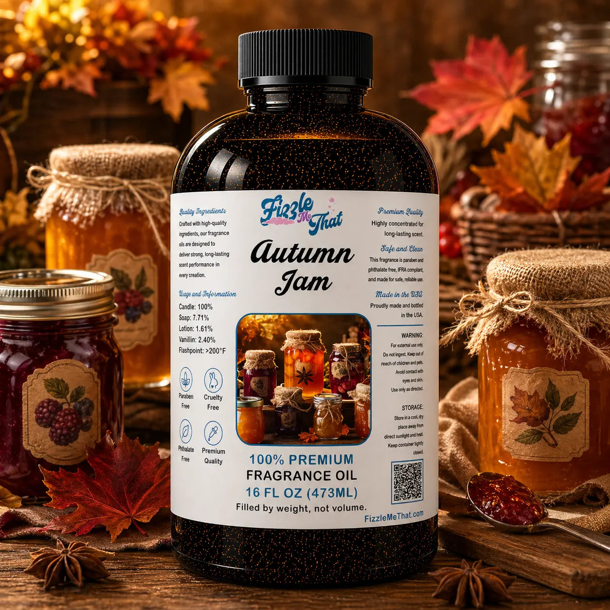 Autumn Jam Fragrance Oil Fizzle Me That