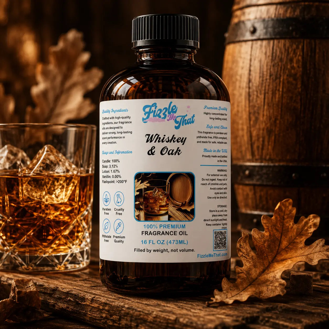 Whiskey and Oak Fragrance Oil My Store