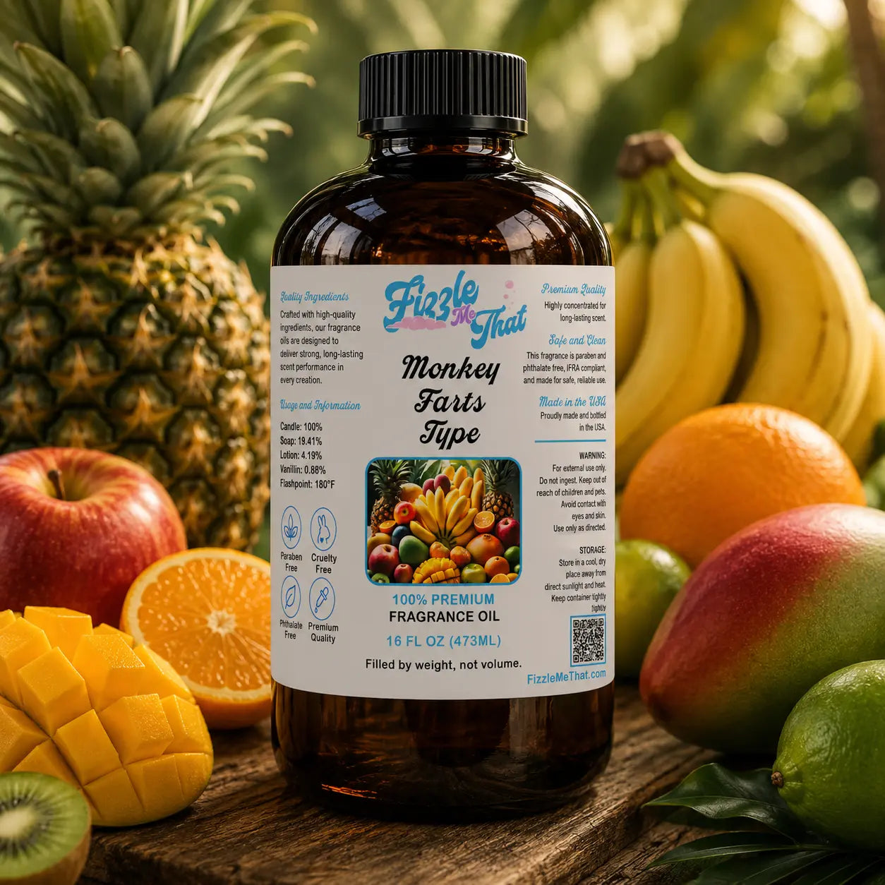 Monkey Farts Type Fragrance Oil Fizzle Me That