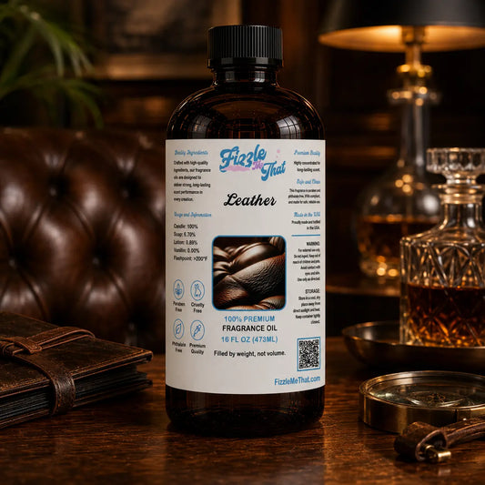 Leather Fragrance Oil Fizzle Me That
