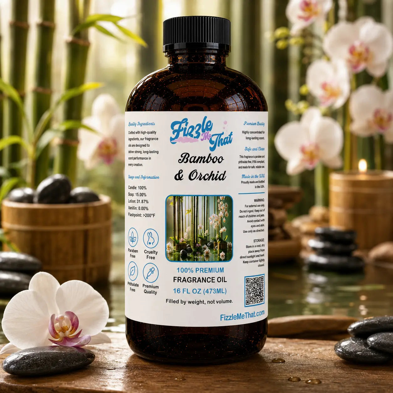 Bamboo and Orchid Fragrance Oil Fizzle Me That