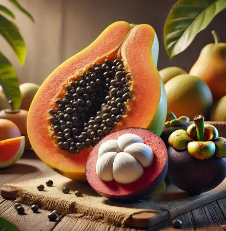 Papaya and Mangosteen - 1074433 Fizzle Me That